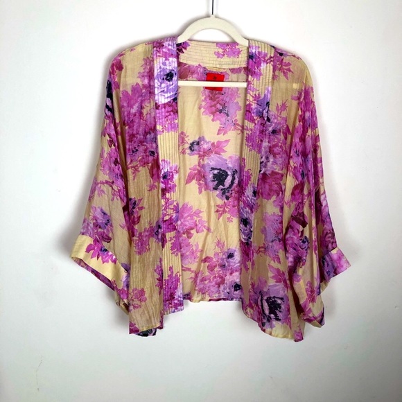 Anthropologie Other - ANTHROPOLOGY Erfurt Lightweight Floral Kimono